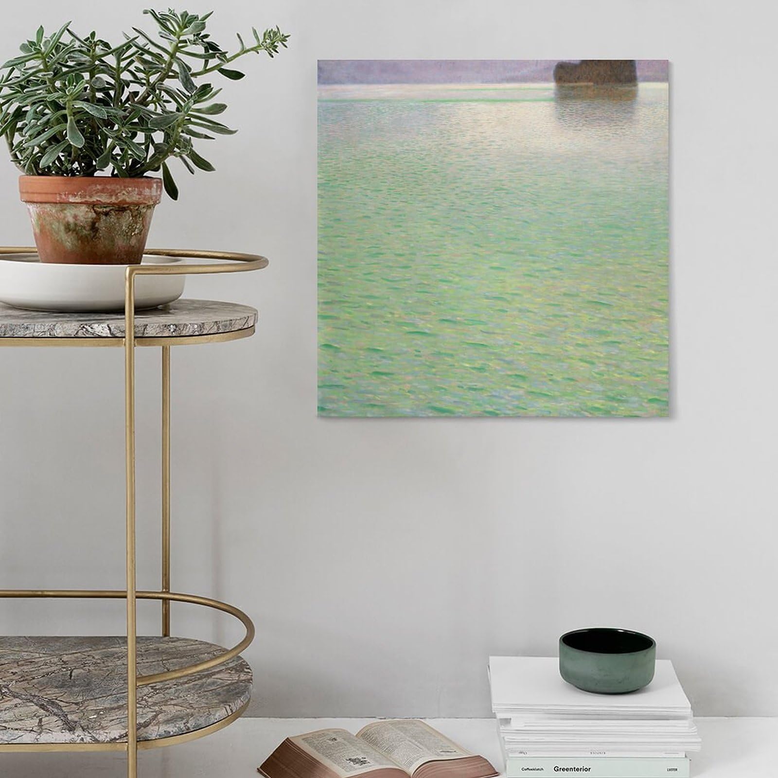 GUSTAV　KLIMT、クリムト、アッター湖畔ウンテラアッハの森の坂道 楽天市場】絵画 世界の名画 アッター湖畔のウンターアッハの教会